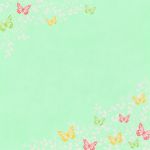 We R Memory Keepers - Simply Spring - Double Sided Patterned Paper - Butterflies